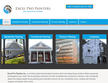 Tablet Screenshot of excelpropainters.com